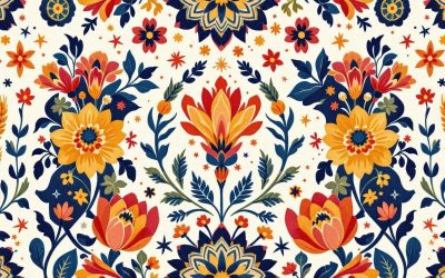 Swedish Folkart Pattern Design: A Story in Every Stroke